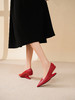豪麟名鞋N°21 女鞋皮鞋羊皮革N18080P红色 商品缩略图1