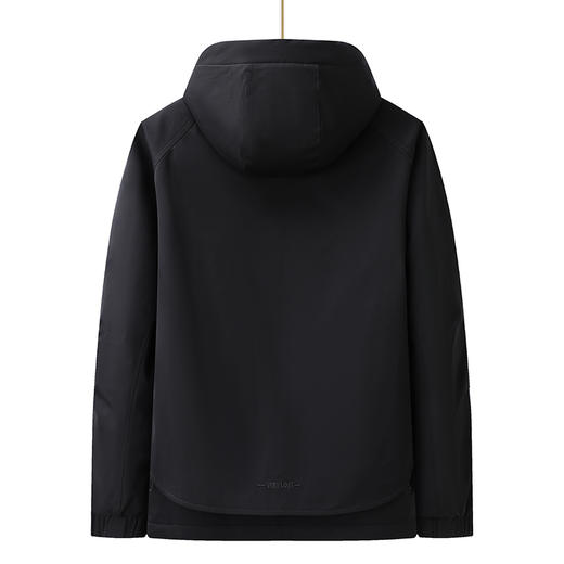 【特大码】【新款DPX】大依优型大码潮款工装连帽羽绒服鸭绒外套休闲胖子大码男休闲宽松加肥加大上衣 商品图3