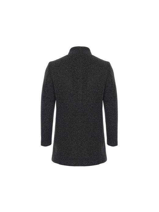 callisto高智系列咖啡色羊毛羊驼毛大衣 商品图1