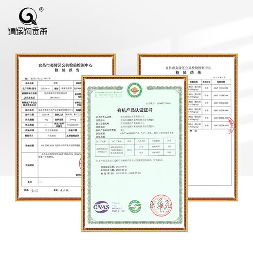 【宜茶甄选】清溪沟贡茶 有机绿茶 42g 商品图3