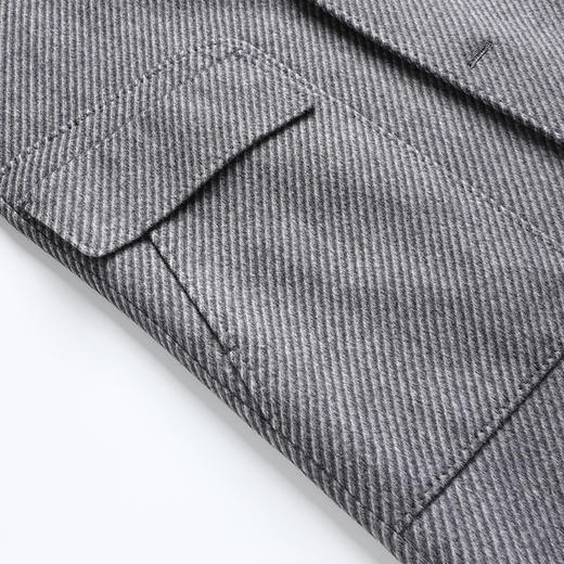 【新款DAB】大依优型大码男装羊毛呢双面呢大衣大衣外套手工呢子中长款胖子休闲男士 商品图7