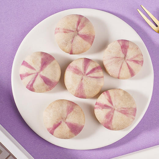 【一口爆浆！山药蓝莓流心糕】酸酸甜甜，流心蓝莓酱，香甜软糯，爱不释口，点心雪梅娘山药红豆饼，软糯休闲解馋代餐零食L 商品图2