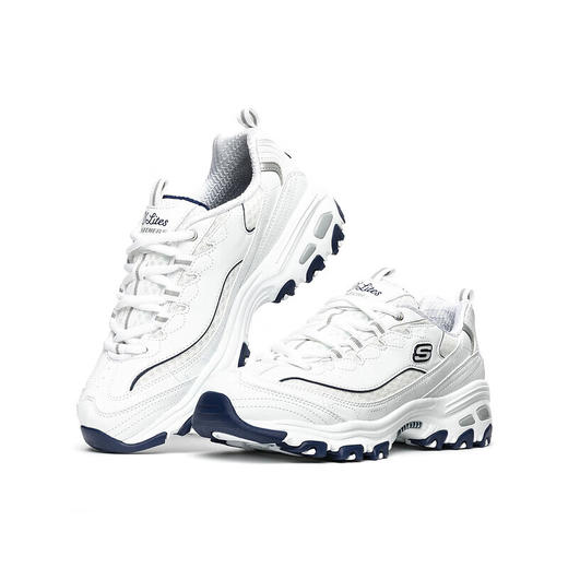 斯凯奇Skechers女鞋白色熊猫鞋女*休闲鞋子透气运动鞋99999863 商品图3