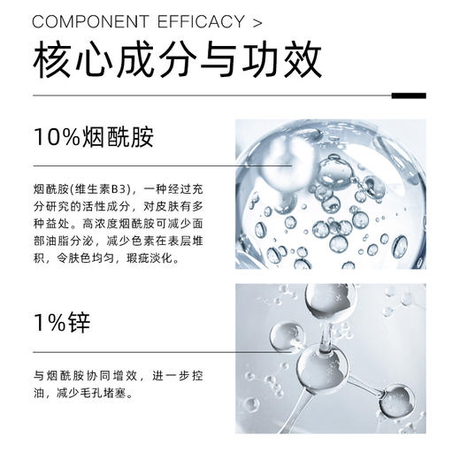 【品牌直发】THE ORDINARY10%烟酰胺原液精华美肤小白瓶提亮肤色面部精华30ml纯净护肤 商品图2