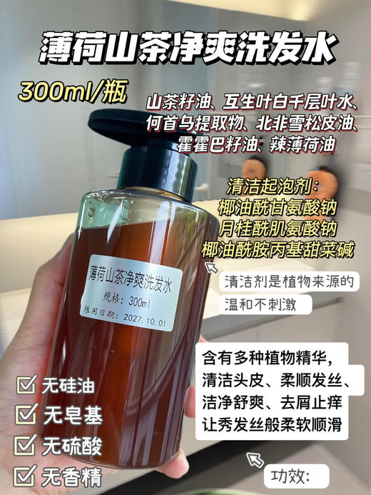 实验室定制 6款芳疗洗发水 商品图4