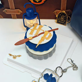 哈利波特拉文克劳魁地奇Emoji圆形蛋糕