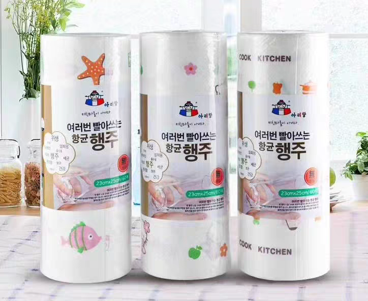 懒人抹布一次性洗碗布厨房纸巾无纺布加厚可水洗麻布LMN-206