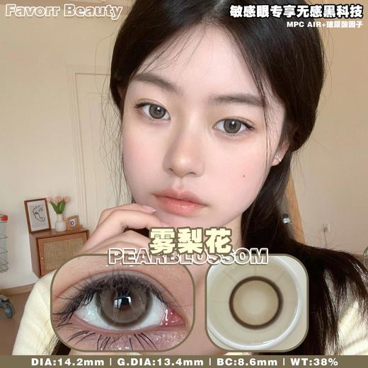 favorr beauty 黑水珠/雾梨花 棕 14.2mm 年抛 商品图1