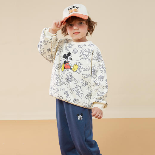 【迪士尼Disneybaby正品新品套装】男女童秋冬长袖套装 商品图2