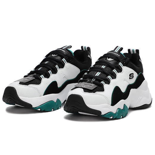 斯凯奇（Skechers）熊猫鞋女 时尚潮流缓震舒适透气低帮运动休闲鞋 12955-WGRN 商品图5