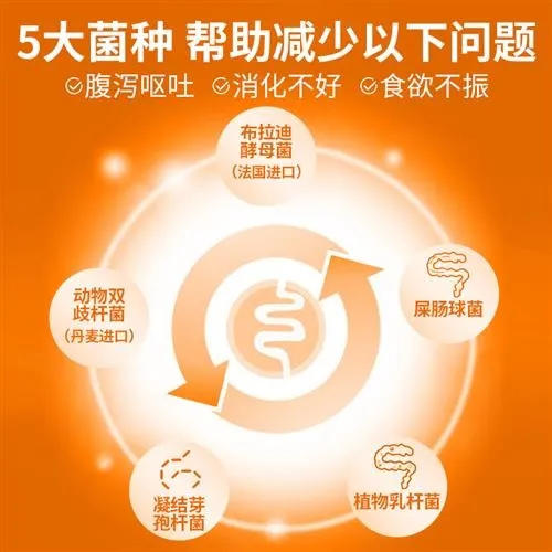 普安特宠物活性益生菌布拉迪猫咪狗狗调理肠胃助消化拉稀软便5g 商品图1