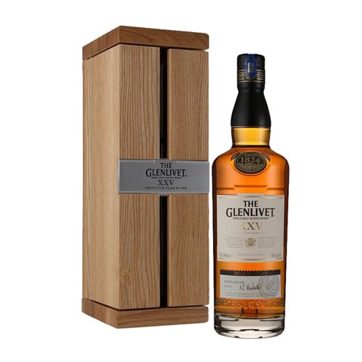 格兰威特（ThE GLENLIVET）25年 陈酿 苏格兰 单一麦芽 威士忌 洋酒 700ml 商品图0