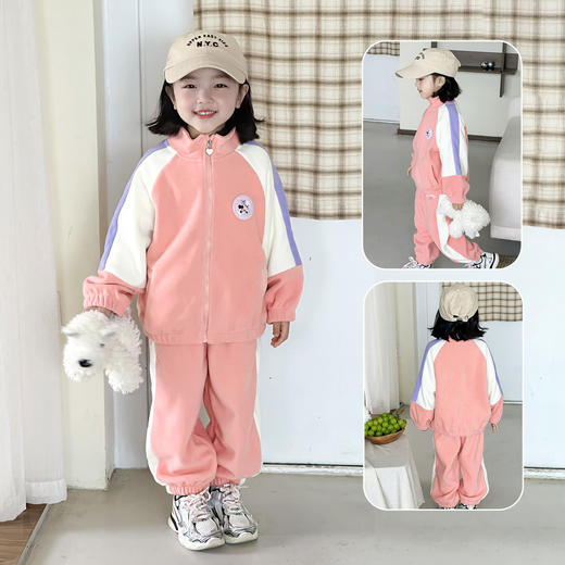 【迪士尼Disneybaby正品新品套装】男女童秋冬长袖套装 商品图3