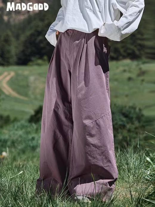 马得工地/MDGDCK243166/翻边分割阔腿裤 商品图0