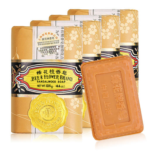蜂花檀香皂沐浴洗澡香氛皂125g*4块 商品图1