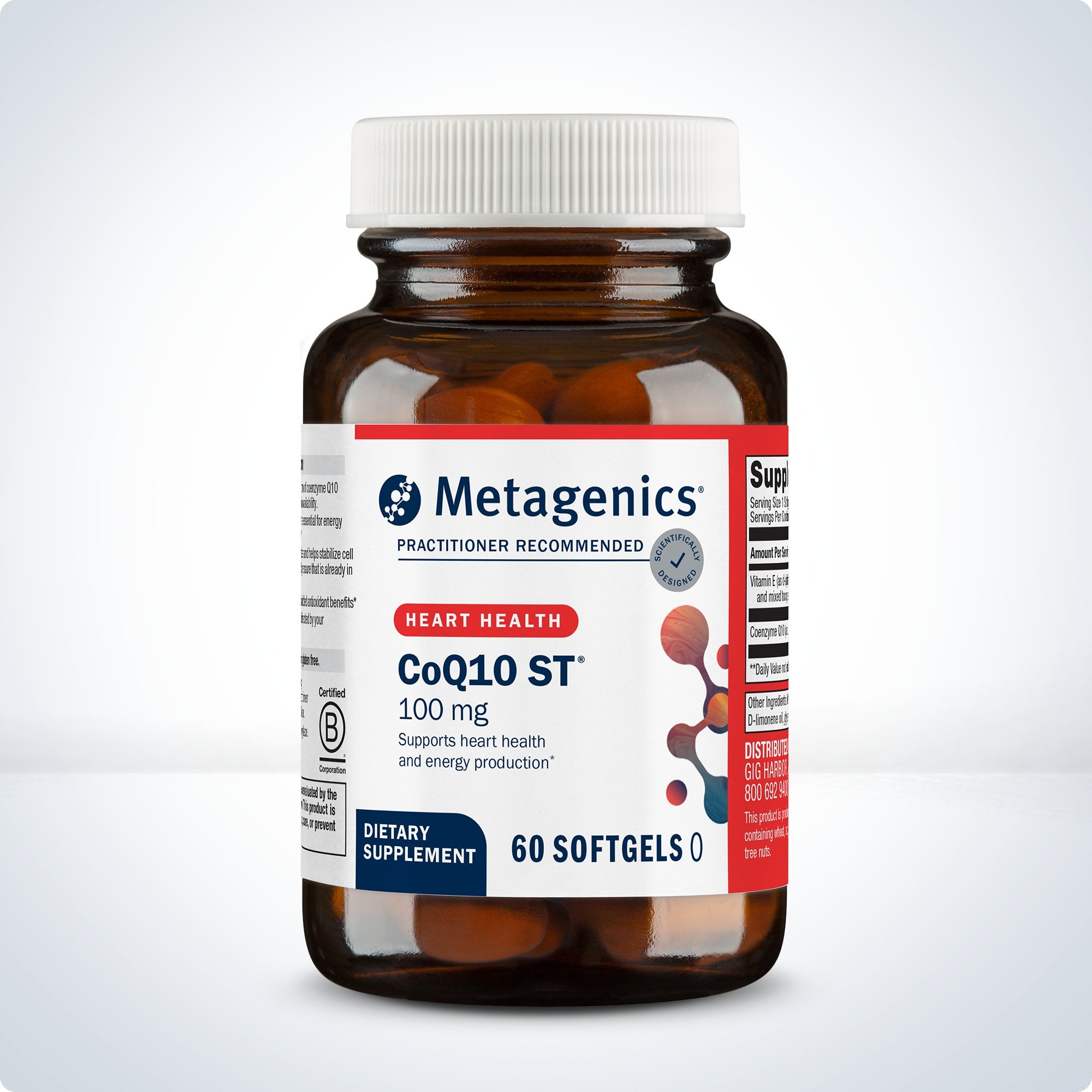 Metagenics CoQ10 ST®-100   60粒【效期2026年10月底】