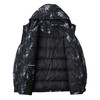 【特大码】【新款DPX】大依优型大码潮款迷彩工装连帽羽绒服鸭绒外套休闲胖子大码男休闲宽松加肥加大上衣 商品缩略图3