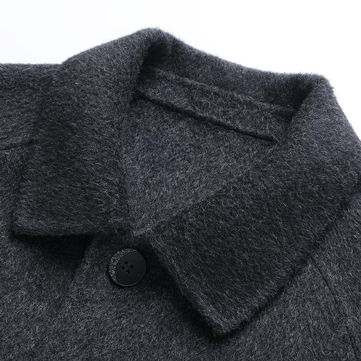 【100%羊毛】【新款DAB】大依优型大码男装羊毛呢双面呢大衣大衣外套手工呢子中长款胖子休闲男士 商品图9