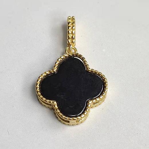 玉美人菲菲/13065和田玉四叶草15mm吊坠无链/ 商品图0