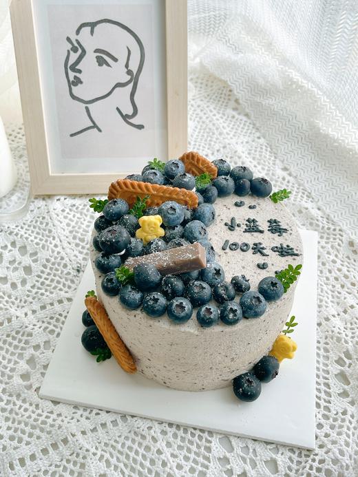 百天蛋糕组合（蛋糕+纸杯蛋糕） 商品图1