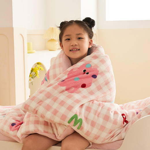 【幼儿园儿童专属】秋冬加厚牛奶绒三件套 保暖蓄热单被套、被套被芯 商品图7