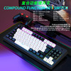 【87键RGB灯光游戏键盘】有线游戏键盘机械手感电竞RGB发光87键电脑办公家用USB。ry 商品缩略图1