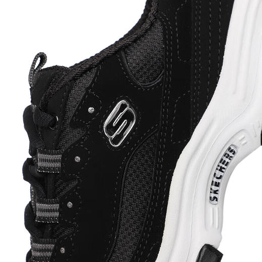 斯凯奇（Skechers）熊猫鞋女 D'LITES系列时尚舒适透气低帮休闲鞋 11930-BLK 商品图7