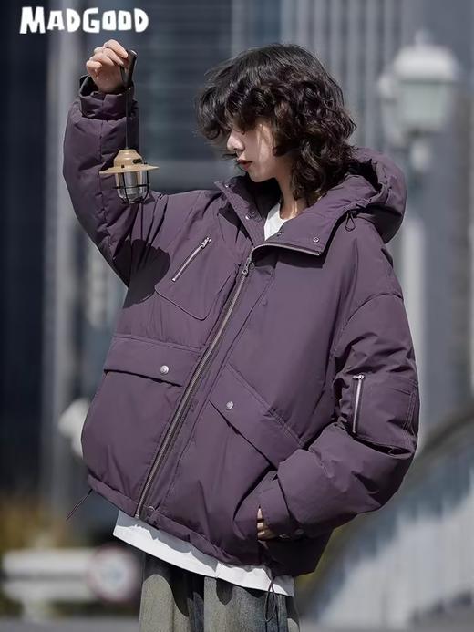 马得工地/MDMF231101/机能户外感连帽羽绒服 商品图0