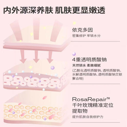 【到手24片】PMPM玫瑰沁透盈润精华面膜 23ml/片 密集修护 沁润滋养 商品图3