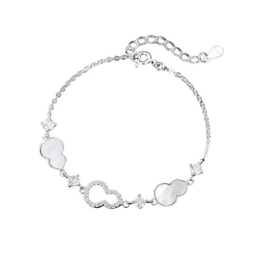 【微镶葫芦】纯银葫芦贝母手链【JHY-A001180B】 商品图4