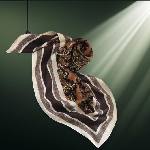 优品堂【花影摇曳2】90×90方巾 商品图10