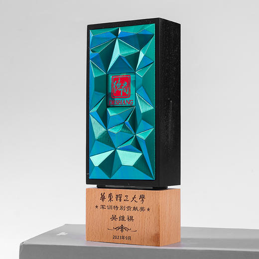 创意炫彩3d打印奖杯定制定做彩色奖牌优秀员工颁奖纪念冠军年会奖杯 商品图5