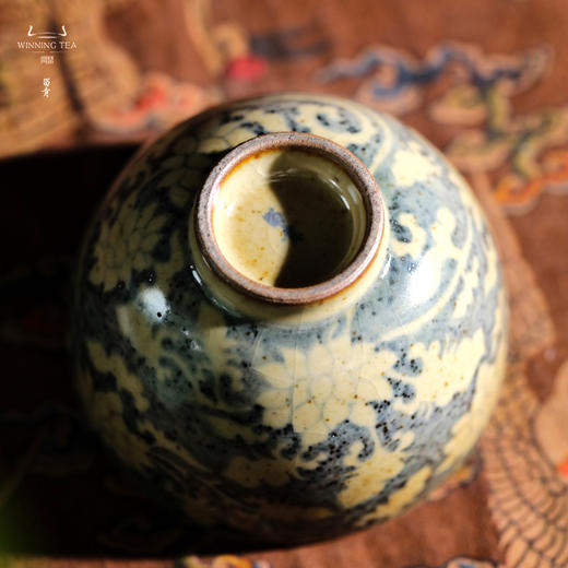 问鼎旗下留青汝瓷椒唐韶秀杯（凤凰于飞）（缺货） 商品图4