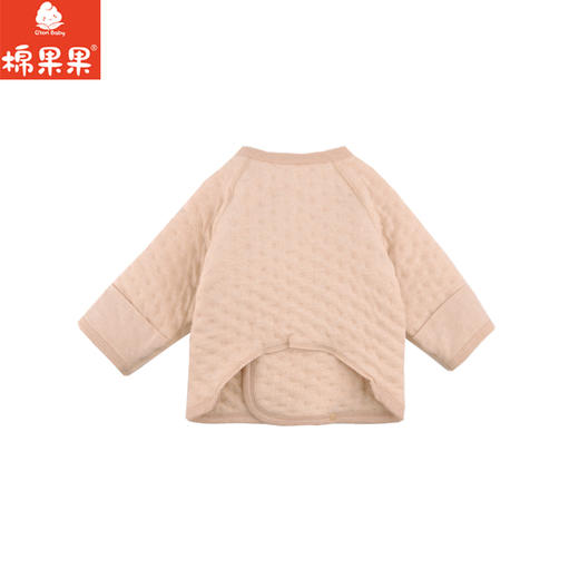 棉果果冬季新品专柜同款彩棉空气层半背衣M401110699602 商品图1