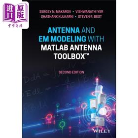 【中商原版】用 Matlab天线工具箱进行天线与电磁建模 Antenna And Em Modeling With Matlab 英文原版 SERGEY N MAKAROV