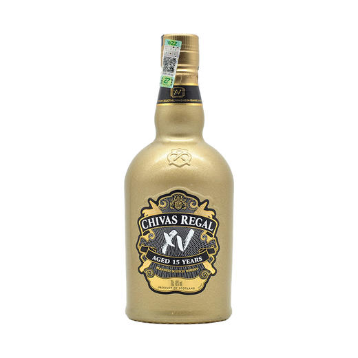 芝华士（Chivas Regal）15年 调配苏格兰威士忌XV鎏金版 原装进口洋酒 商品图0
