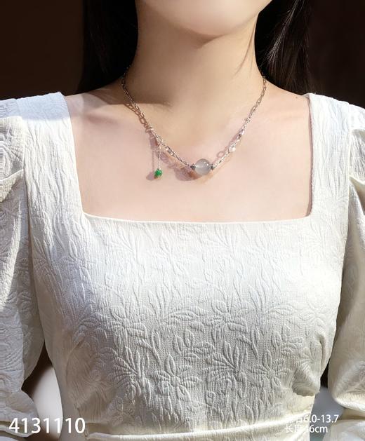 4131110，珠子锁骨链。具体价格微信咨询 商品图4