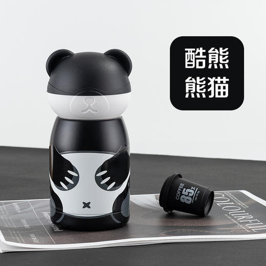 【掌心宠爱，MINI保温杯】网红高颜值熊猫保温杯 迷你可爱便捷 男女学生萌宠创意水杯-QQ 商品图5