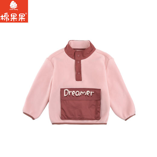 棉果果专柜同款冬季新品女童双面绒防风夹克卫衣M422180424607 商品图1
