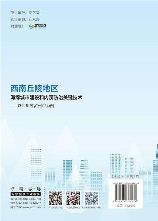 西南丘陵地区海绵城市建设和内涝防治关键技术4245 商品图1