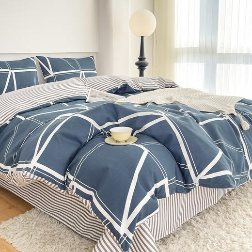 皇冠T3402时光之城磨毛四件套 商品图3