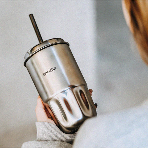 1024系列保温吸管杯咖啡杯 商品图2