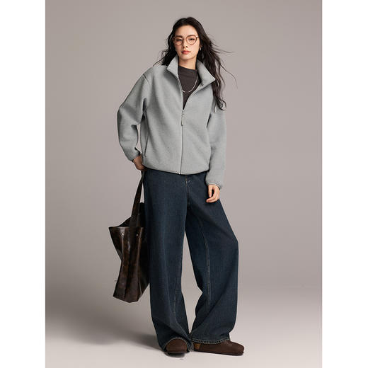 棉仓356607017初棉秋冬摇粒绒外套 商品图4