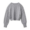 马登美式阿兰绞花毛衣冬季女复古编织麻花针织衫休闲长袖内搭套指毛衫 商品缩略图5