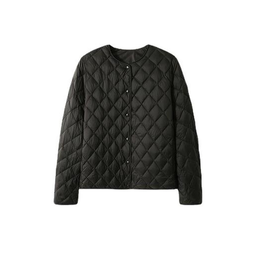 【高货ayts】全新升级【铂金会员385/天猫519/差价134】(20827) 洛诗琳冬季鹅绒服菱形格子轻薄95白鹅绒羽绒服女 商品图4