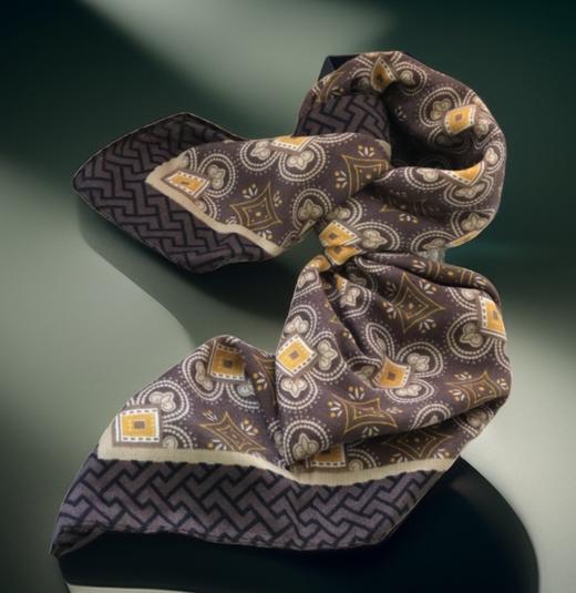 优品堂【花影摇曳2】90×90方巾 商品图2