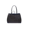 GOYARD Bellechasse Biaude Y字老花满印遮蔽设计 帆布拼皮 托特包Tote包购物袋单肩手提包 小号 女款（CB） 商品缩略图1