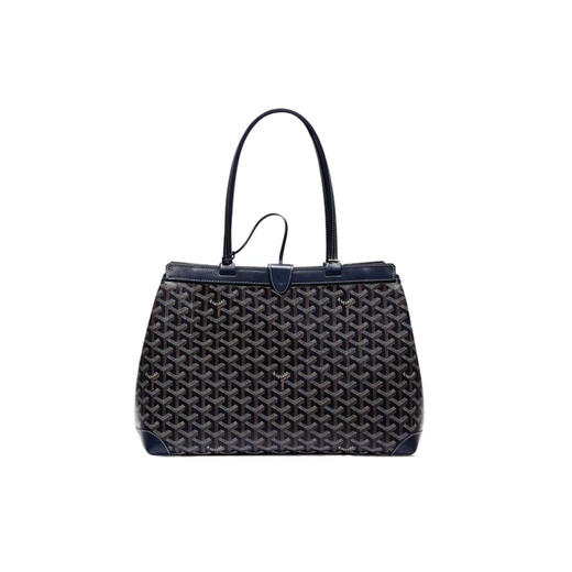 GOYARD Bellechasse Biaude Y字老花满印遮蔽设计 帆布拼皮 托特包Tote包购物袋单肩手提包 小号 女款（CB） 商品图1