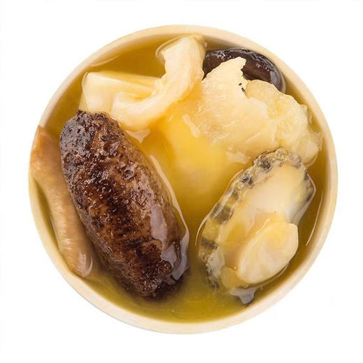 【精选优质食材！即食佛跳墙】甄选多种食材熬制而成，多种食材搭配高汤，久经熬制味道鲜美，营养丰富，金汤鲍鱼海参海鲜礼盒L 商品图3