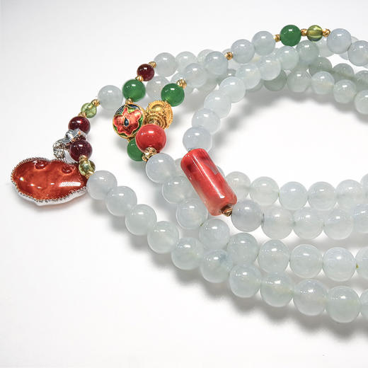 晴水翡翠项链（石榴石款不含坠） 商品图1